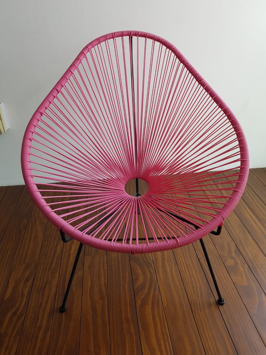 Acapulco Outdoor Lounge Chair Pink Furniture Tables Chairs Acapulco Outdoor Lounge Chair Pink