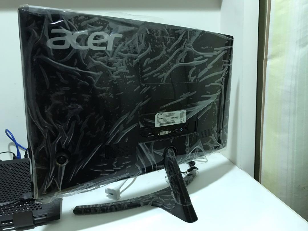 acer 24型VA曲面電競螢幕(ED242QRA-內附 