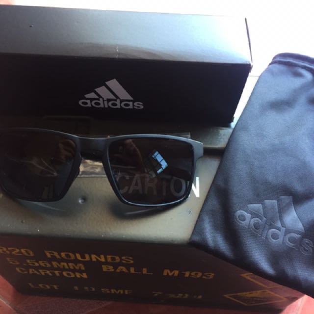 Adidas Wayfinder Original Matte Grey, Men's Fashion, Watches & Accessories, Sunglasses & Eyewear on