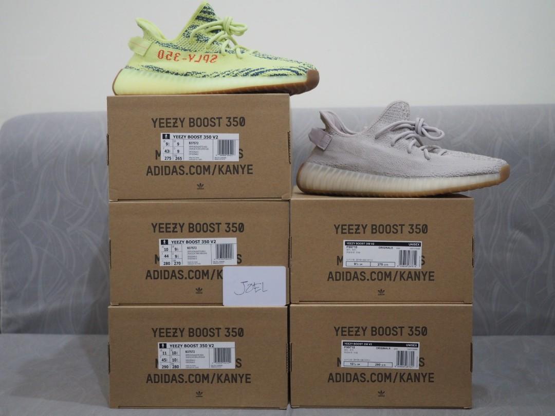 Adidas Yeezy boost 350 V2 Sesame Size 13 US F99710 eBay