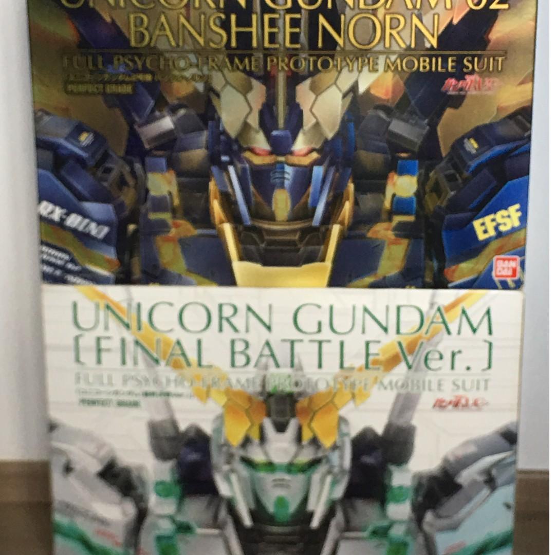 Bandai Pg Unicorn Gundam 02 Banshee Norn Unicorn Gundam Final