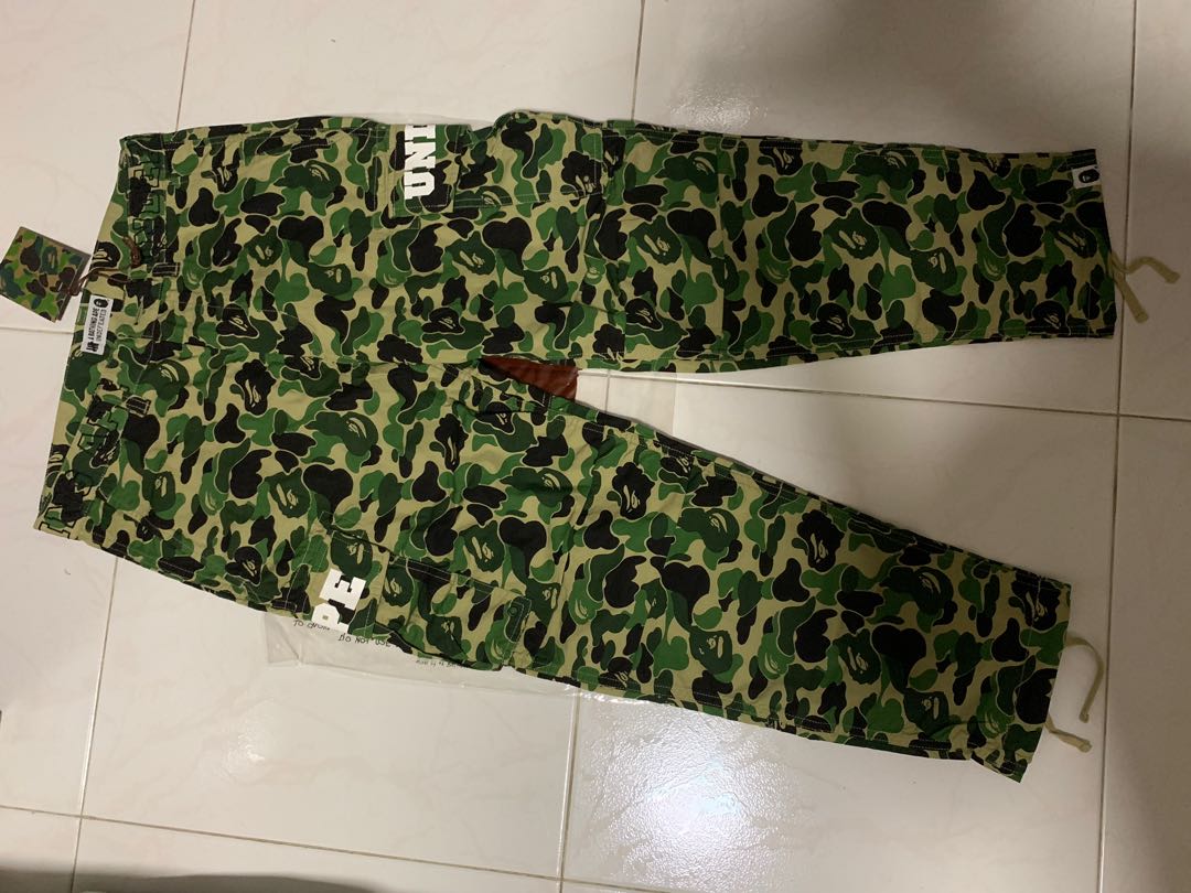 BAPE X UNDEFEATED MULTI POUCH POCKET PANTS - NAVY – Undefeated