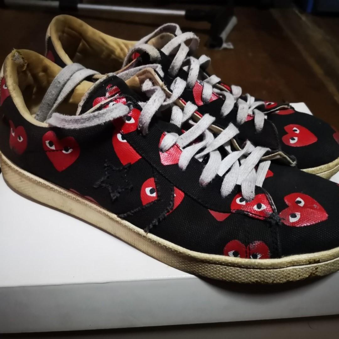 cdg x converse pro leather