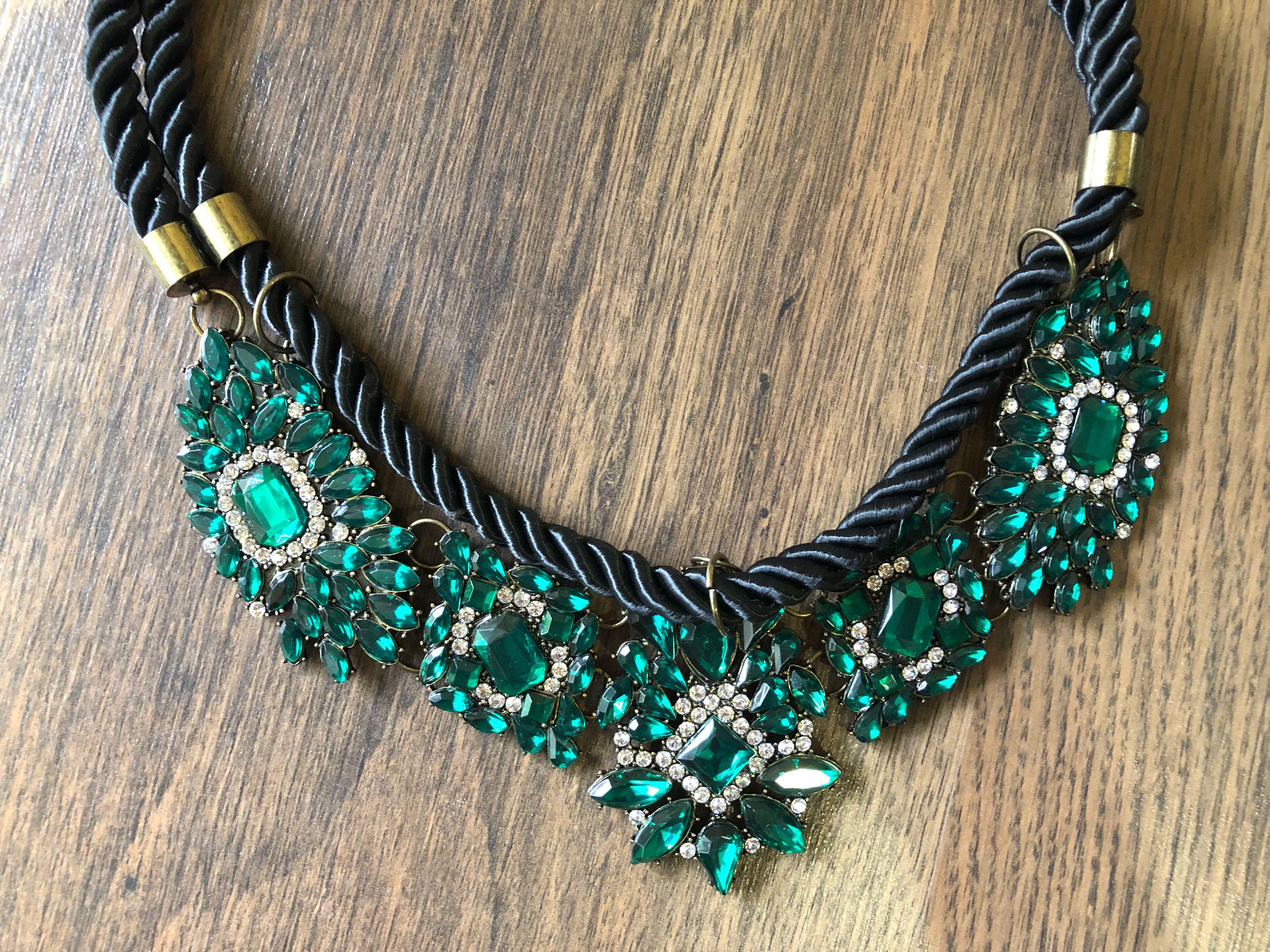 green costume jewelry