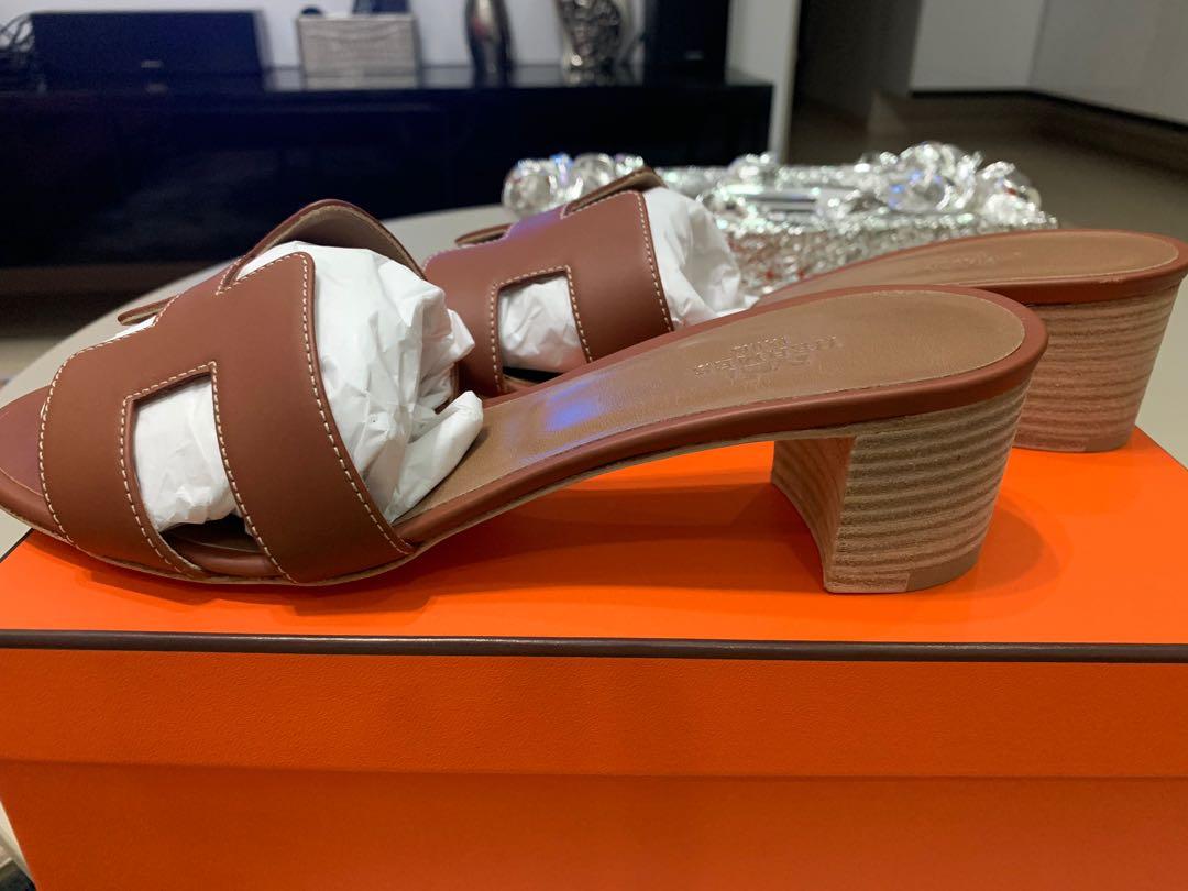 Hermes oran sandals heels discount