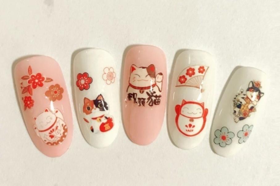 cat nail stickers