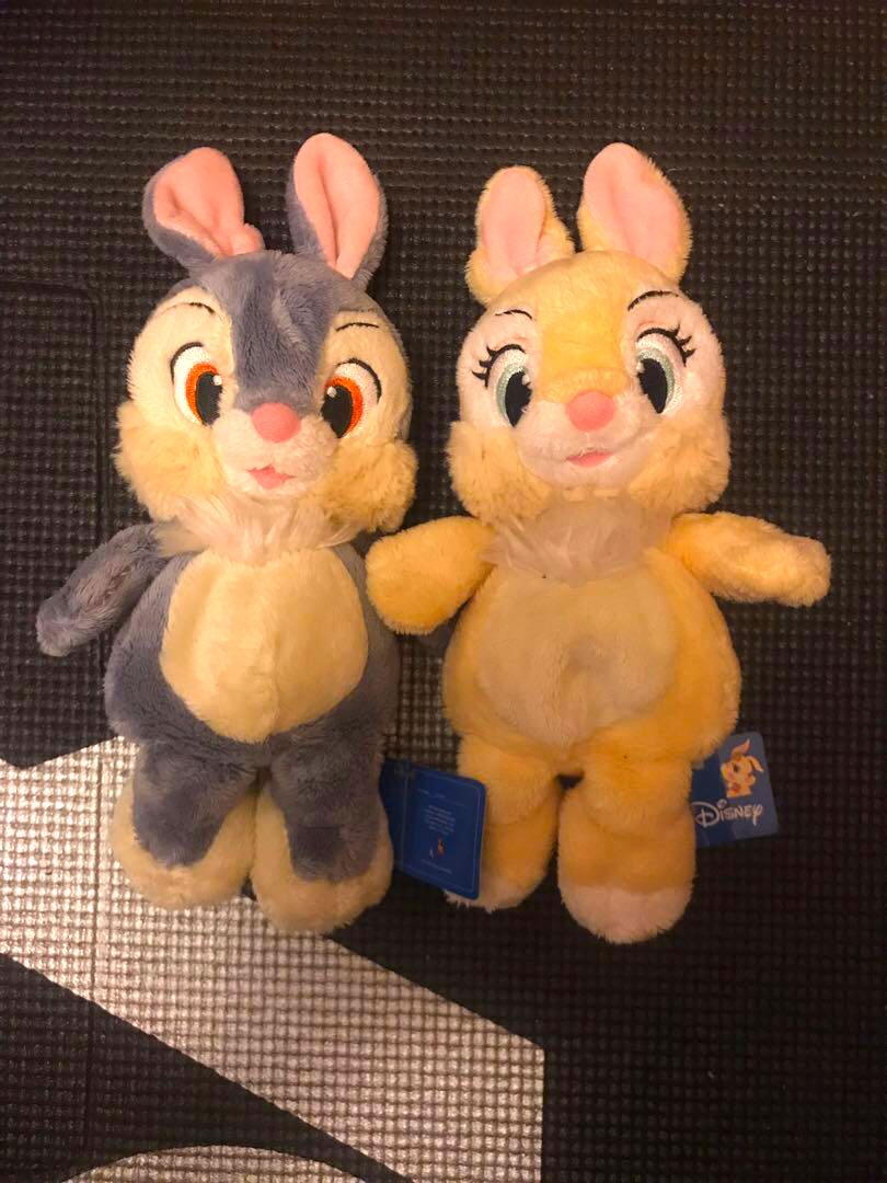 BNWT Disney Thumper and Miss Bunny stuffed toy Hobbies Toys