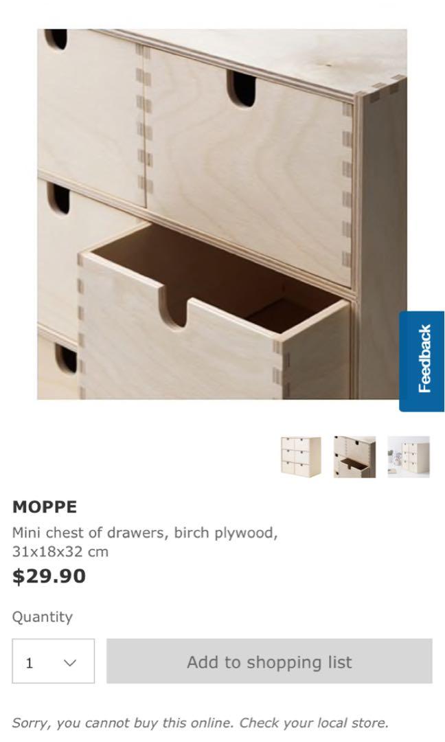 Brand New Ikea Mini Chest Drawer Furniture Shelves Drawers On