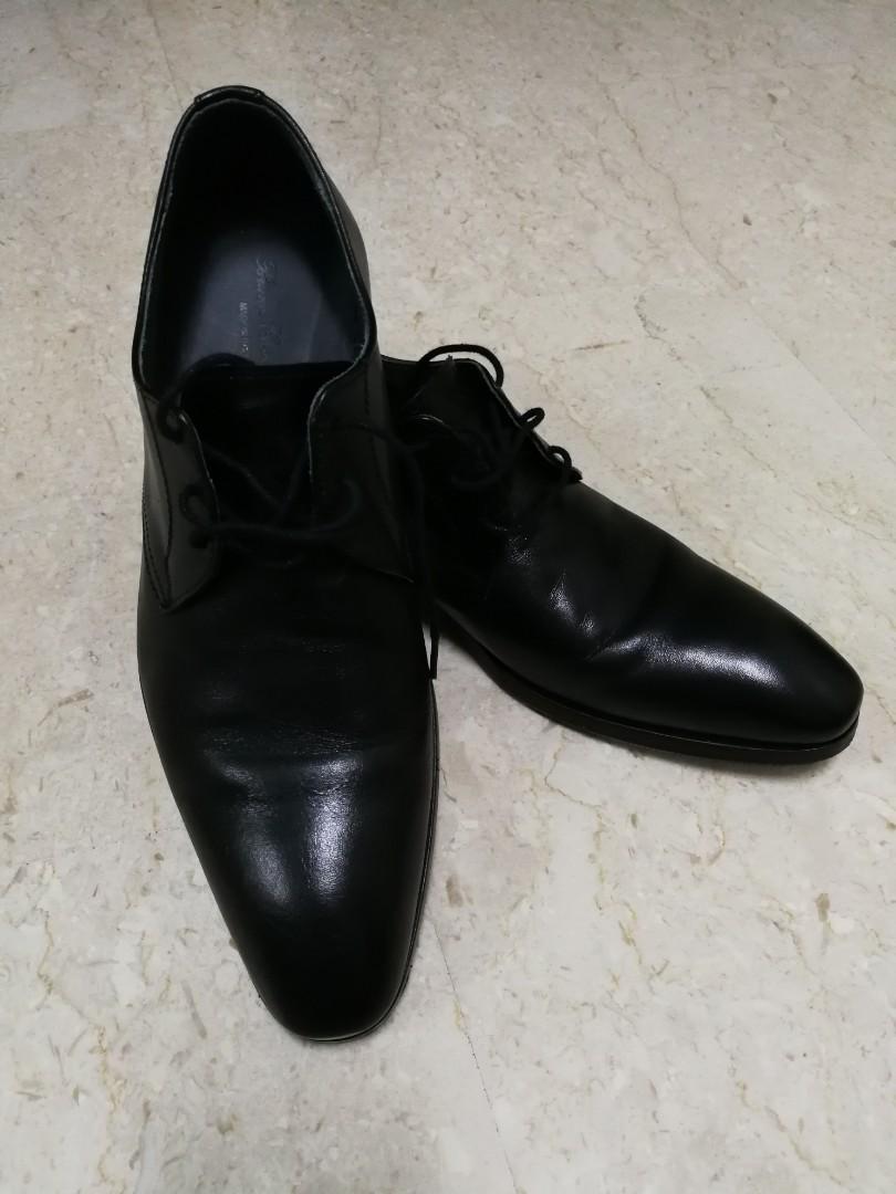next mens black formal shoes