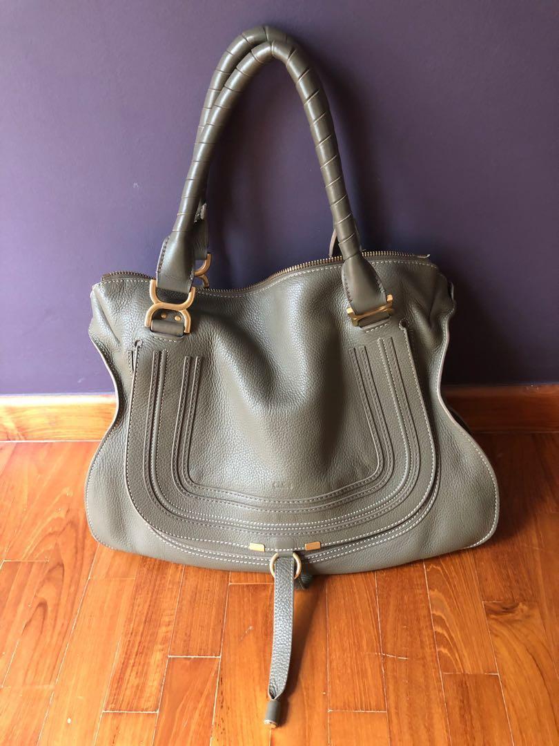 Chloe marcie bag sale grey