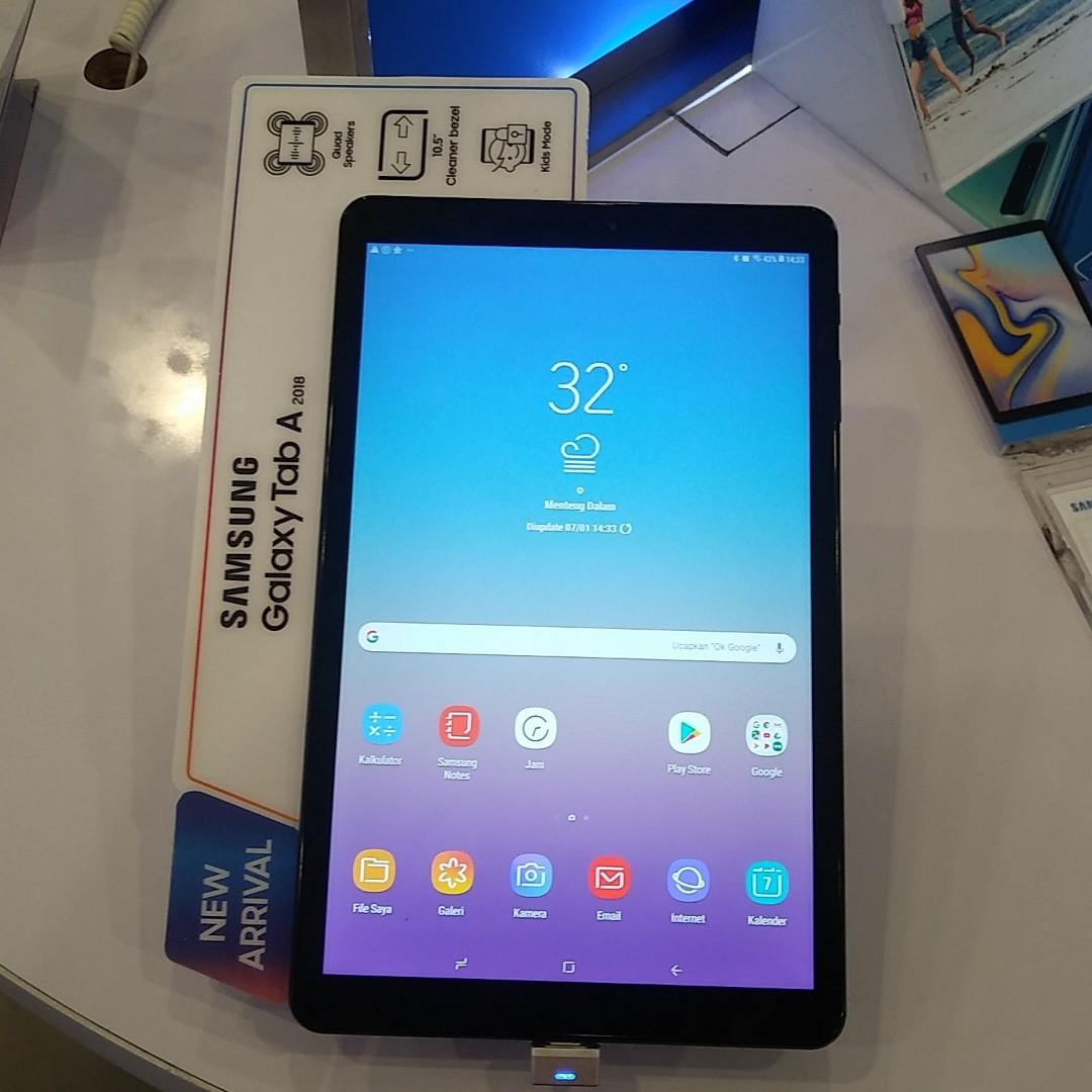 Cicilan Tanpa Kartu Kredit Tablet Samsung Tab A 2018 Telepon Seluler Tablet Tablet Di Carousell