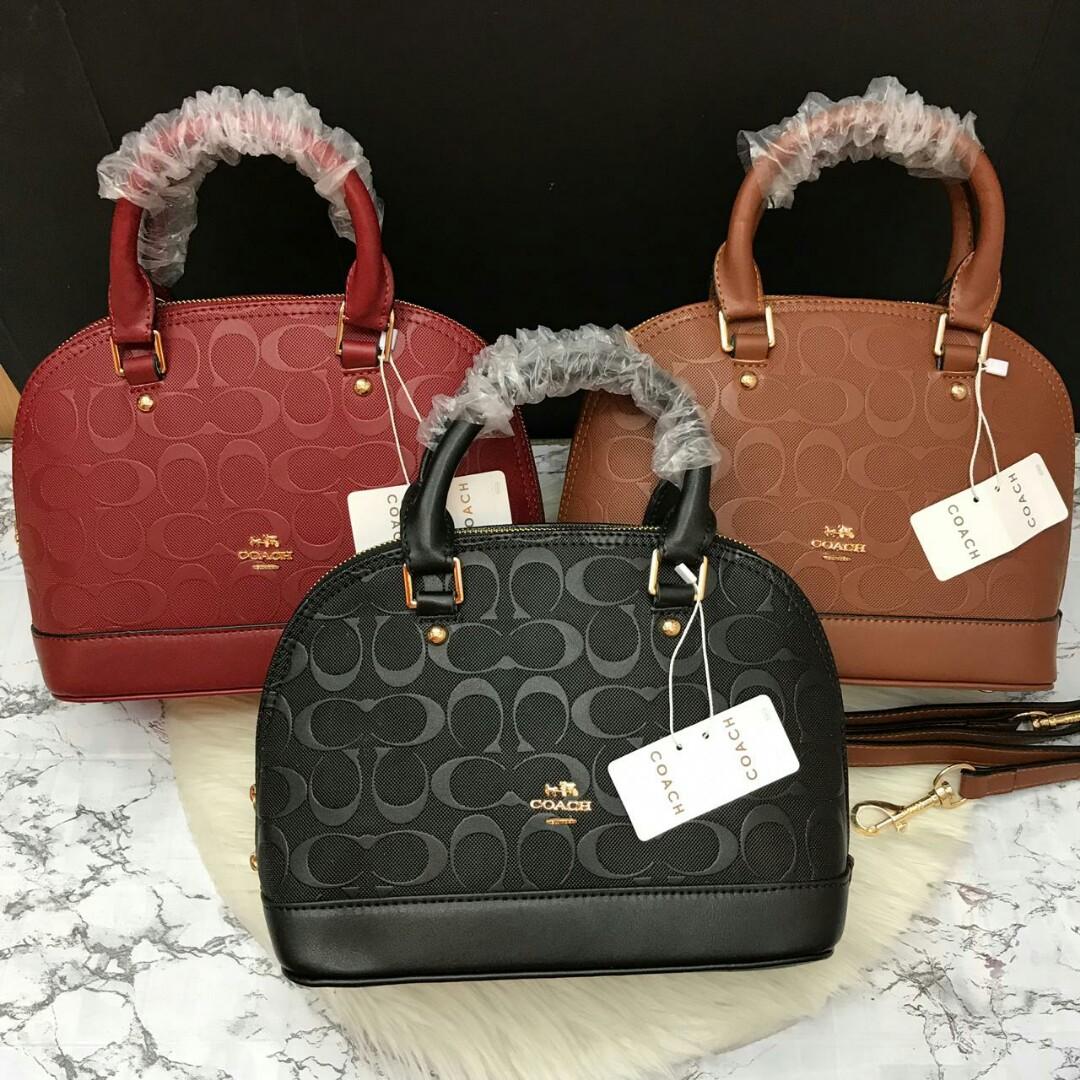 Coach Alma Premium Authentic Mirror 1 1 Fesyen Wanita Tas