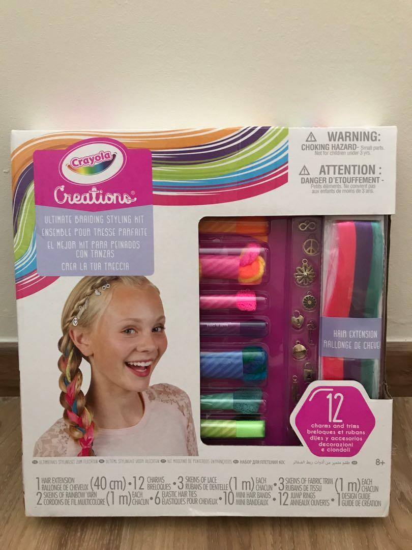 Crayola Hair Braiding And Styling Kit Babies Kids Toys