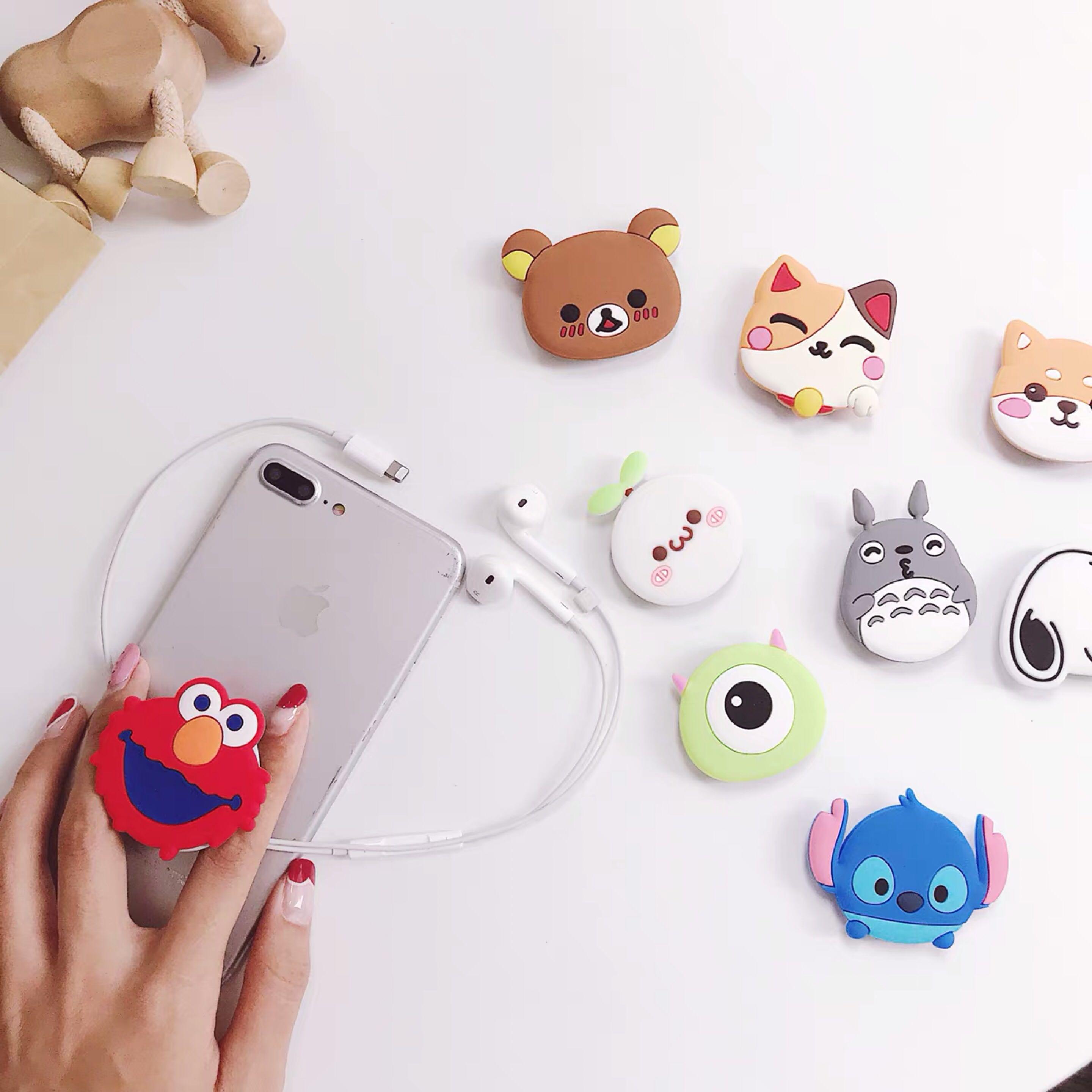 Cute Kawaii Cartoon Hp Pop Socket Mobile Phones Tablets Mobile Tablet Accessories On Carousell