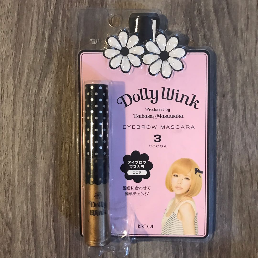 Dolly Wink Eyebrow Mascara No 3 Cocoa, Beauty & Personal Care, Face