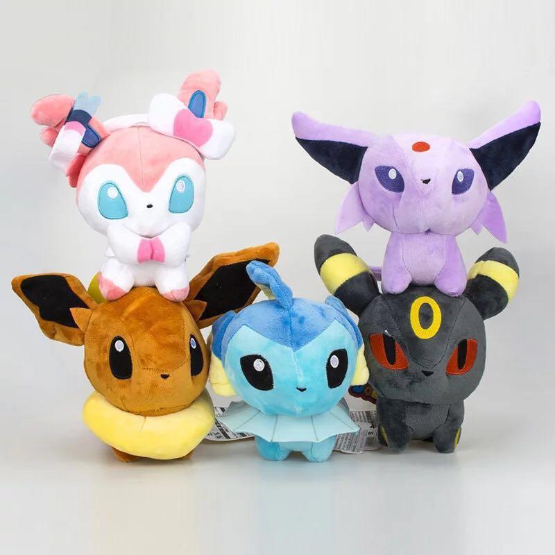 sleeping eevee poké plush