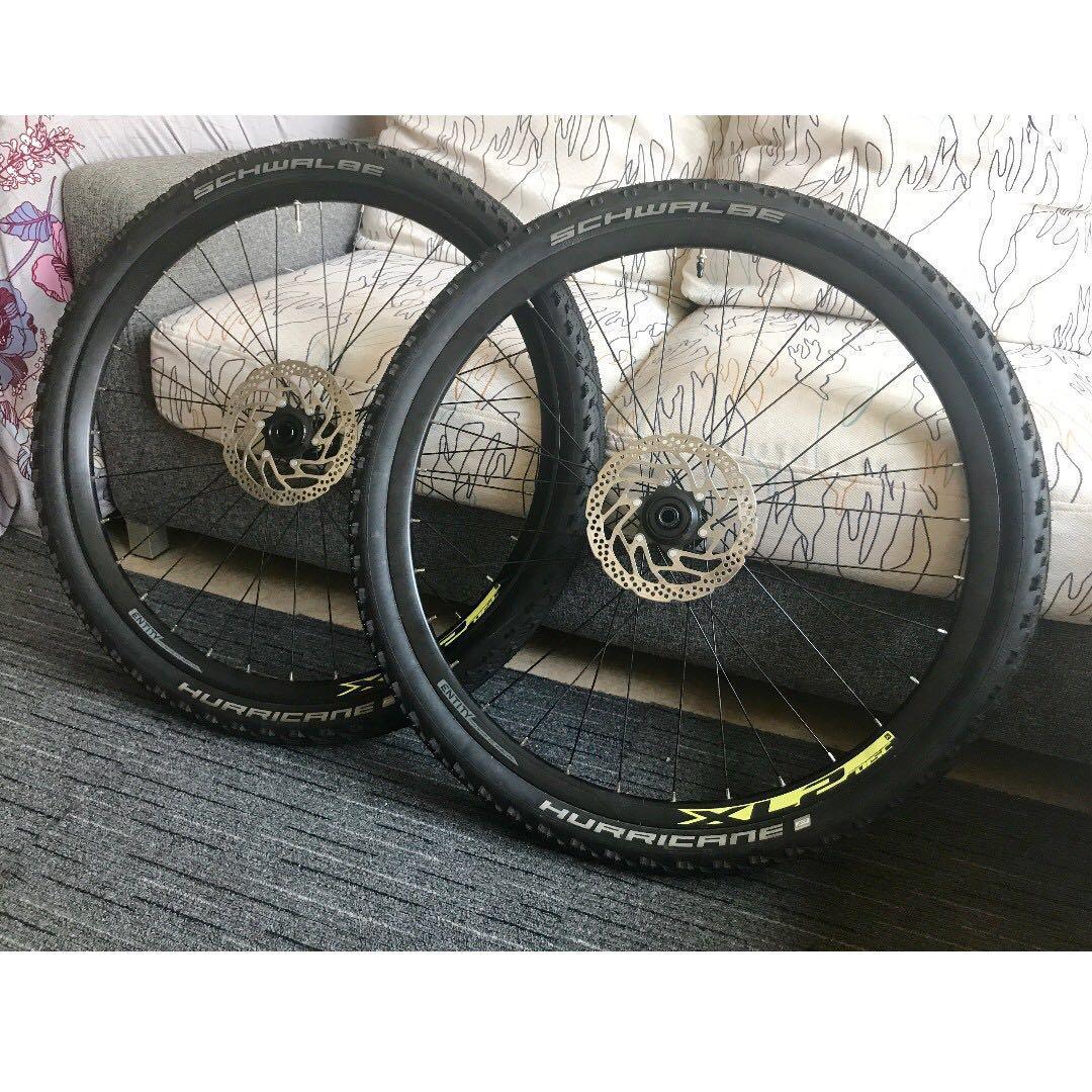 ENTITY XL2 27.5 Wheelset with tyres 