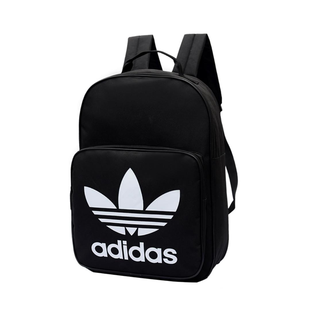 adidas school backpack black