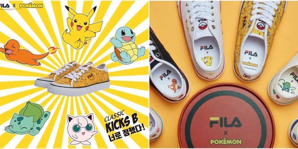 Fila pikachu shoes hotsell