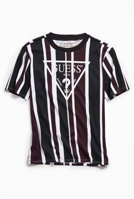 guess striped shirt cheap