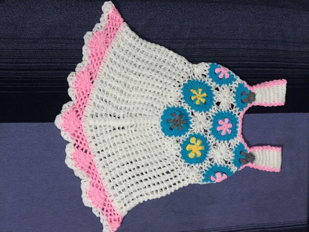 knitted frocks for baby