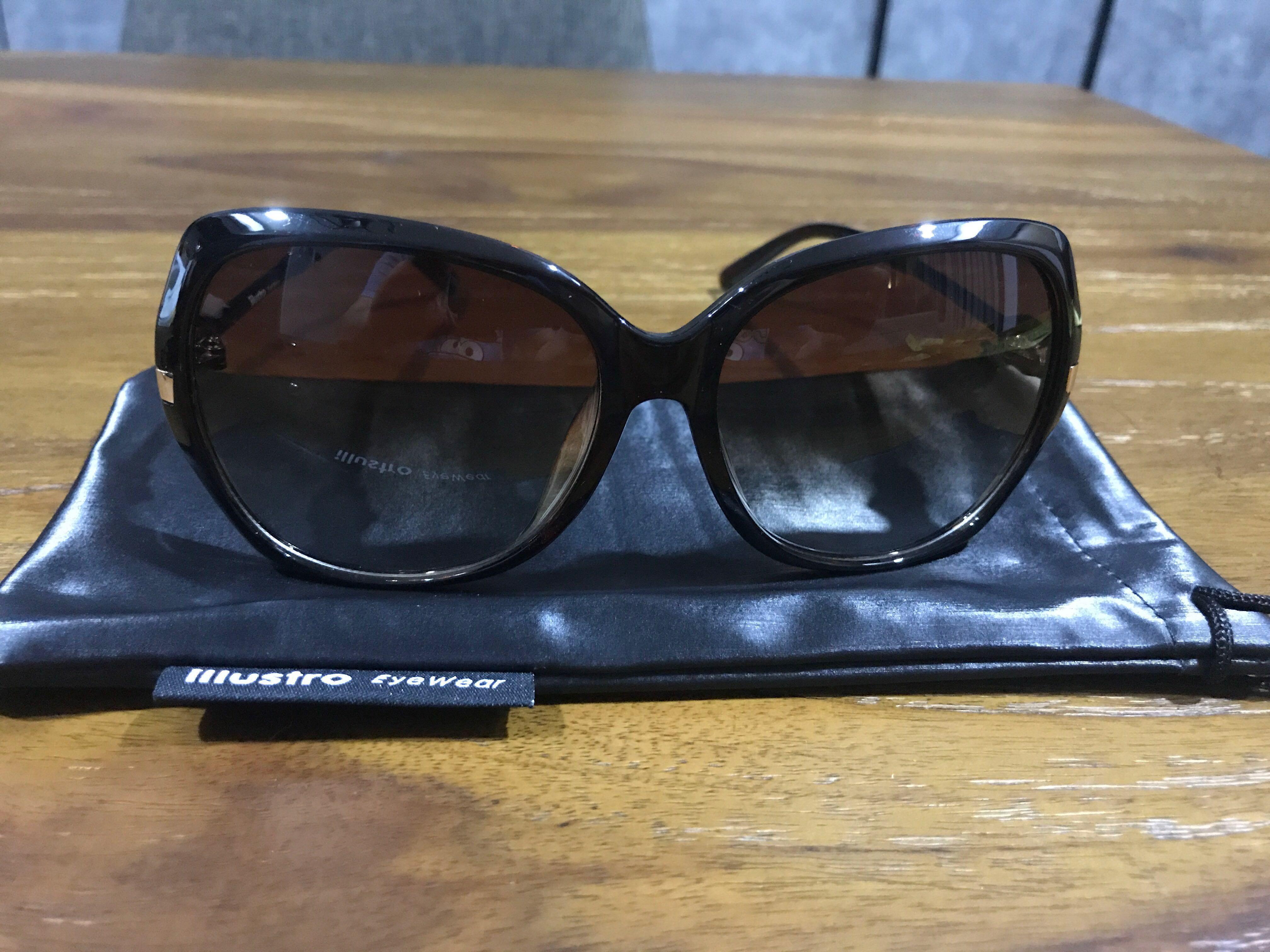 square brown sunglasses