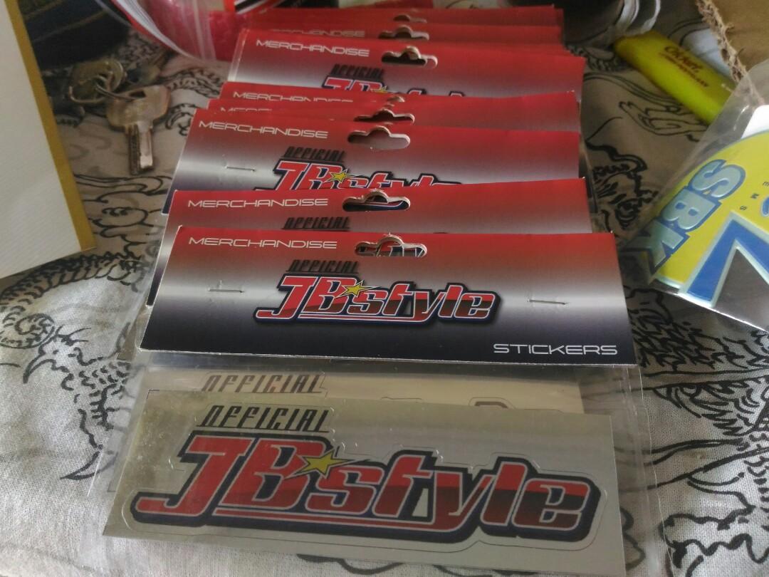 Jbstyle Official Sticker Motorcycles Motorcycle Accessories On Carousell