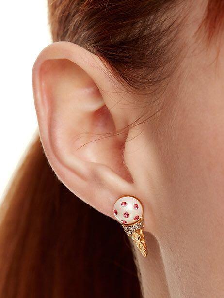 Kate Spade ice cream earrings Carousell