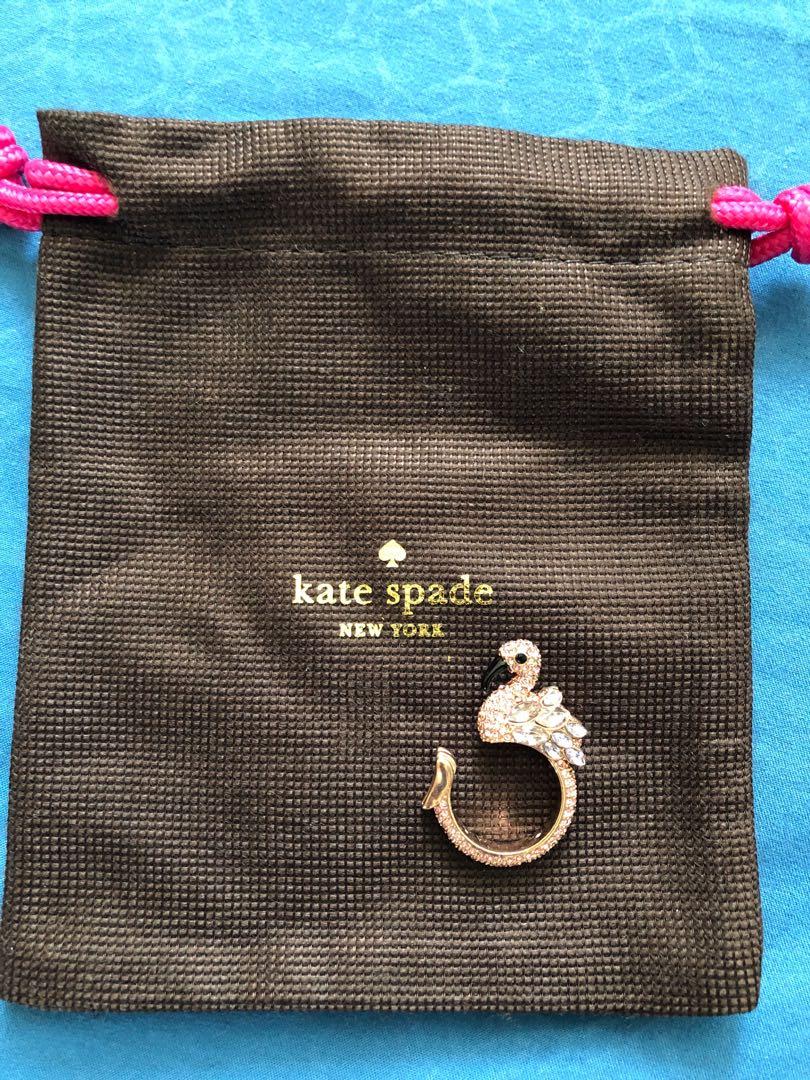 Kate spade flamingo ring deals