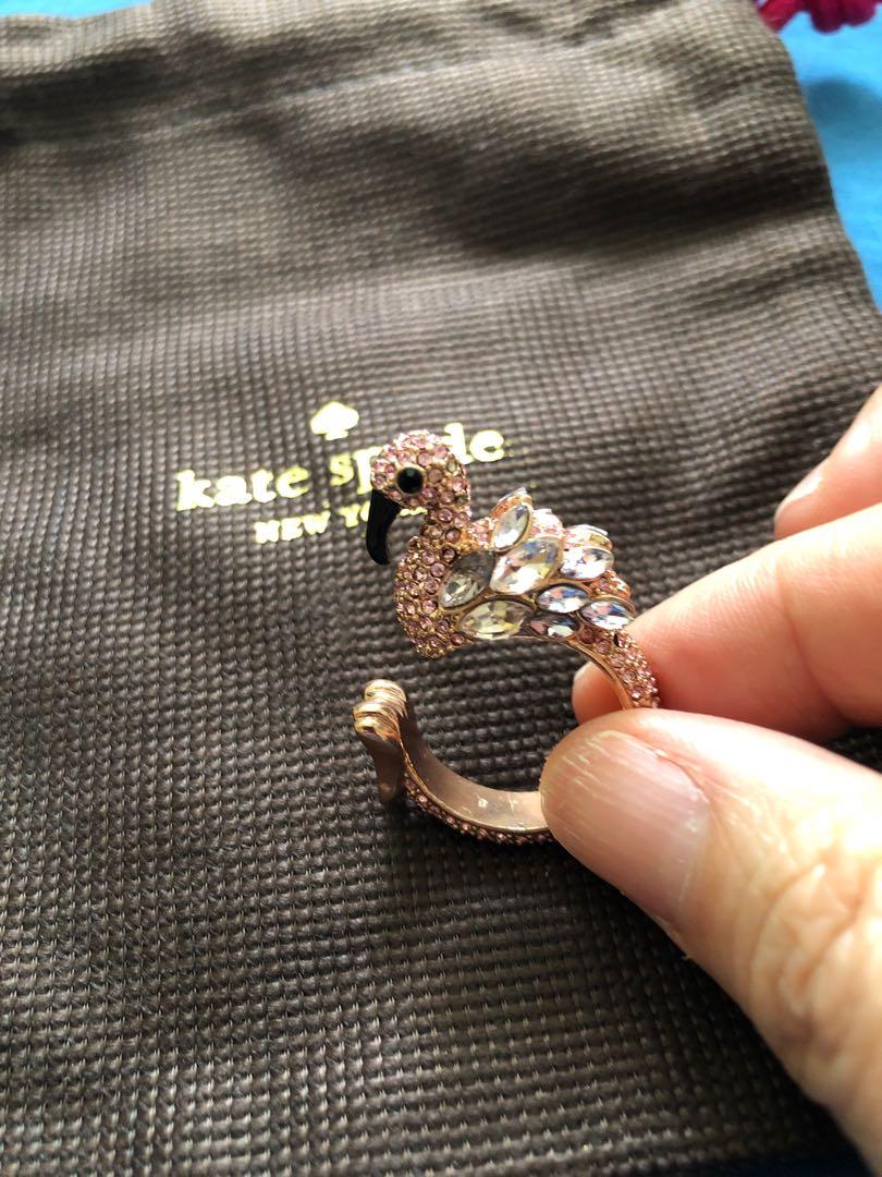 Kate spade flamingo ring sale