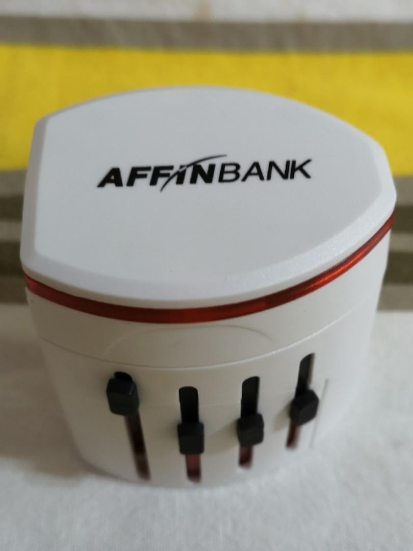 Limited Edition Affinbank World Travel Adapter With 2 Usb Charger Electronics Others On Carousell
