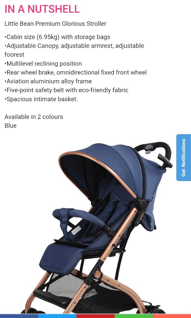 little bean stroller