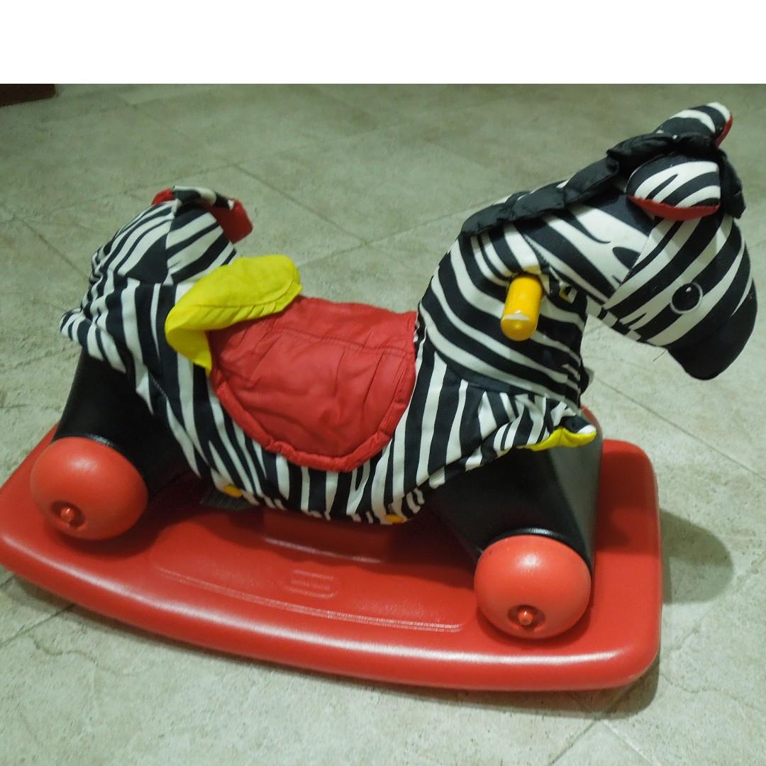 little tikes zebra ride on