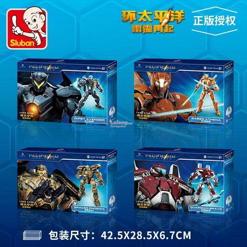M38 B0726 Pacific Rim Set Of 4 Bricks