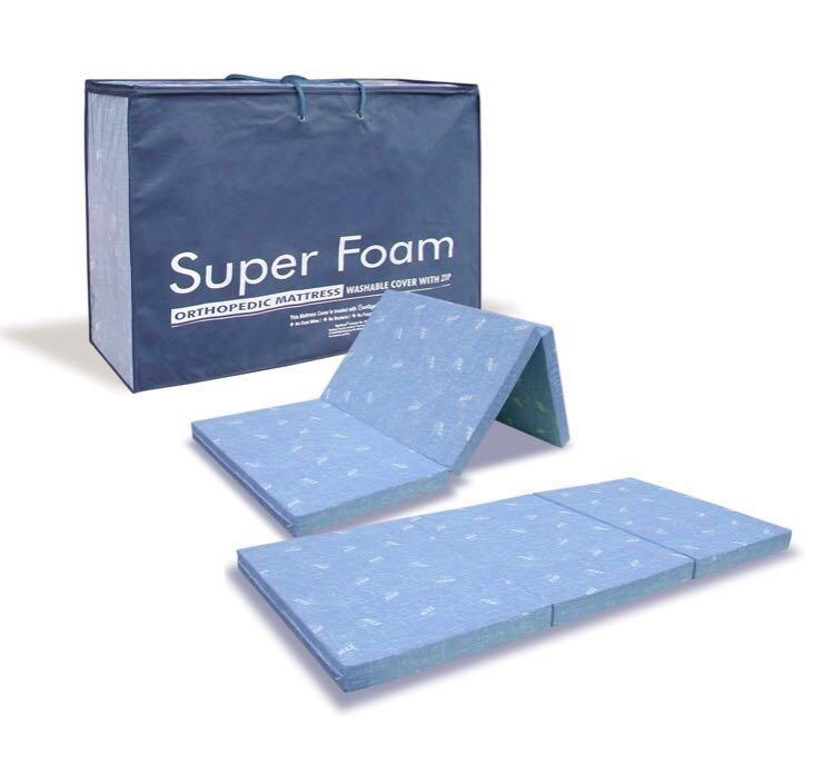 Maxcoil Super Foam Foldable Mattress 2 Inch Thick Furniture