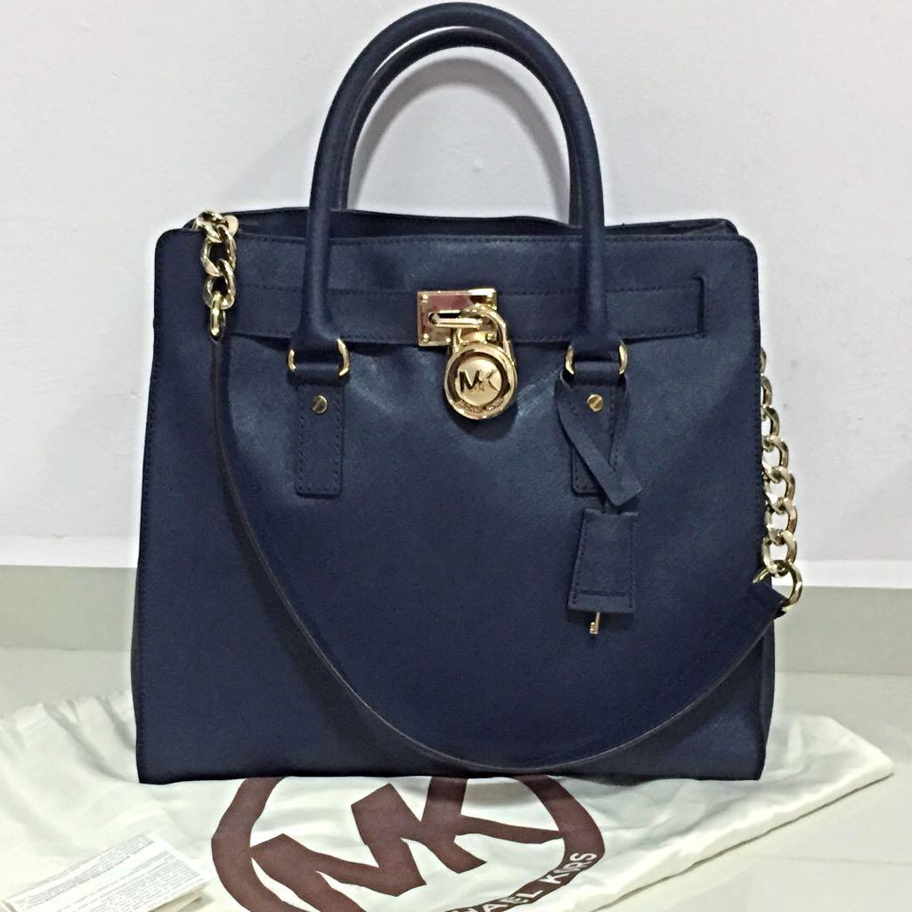 Michael Kors Hamilton Large Saffiano Leather Tote Luxury Bags
