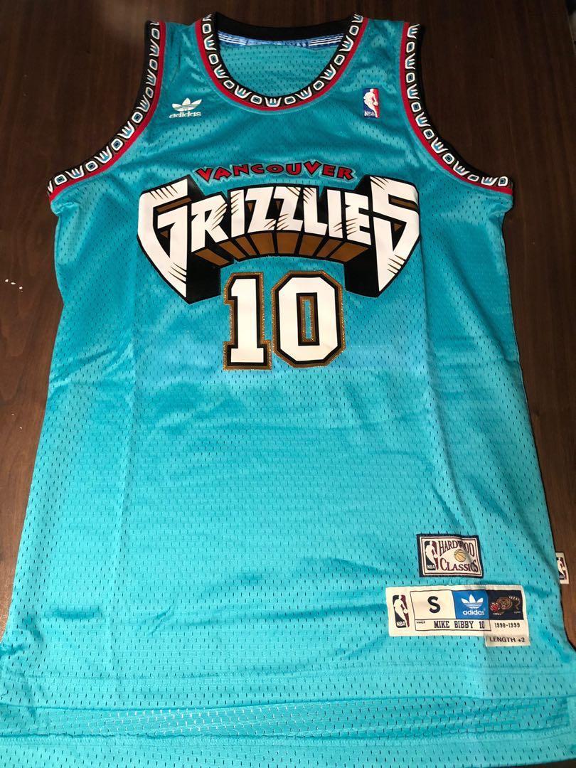 vancouver grizzlies adidas jersey