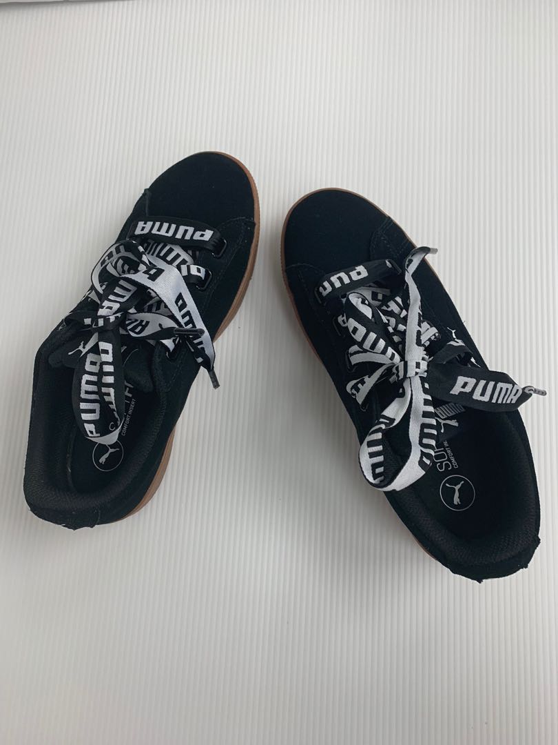 Puma vikky platform ribbon trainers online ladies