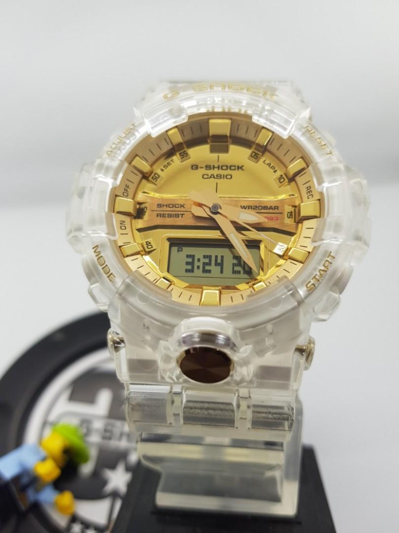 ORIGINAL Casio G Shock 35th Anniversary Limited Edition Watch GA 835E 7ADR Glacier Gold