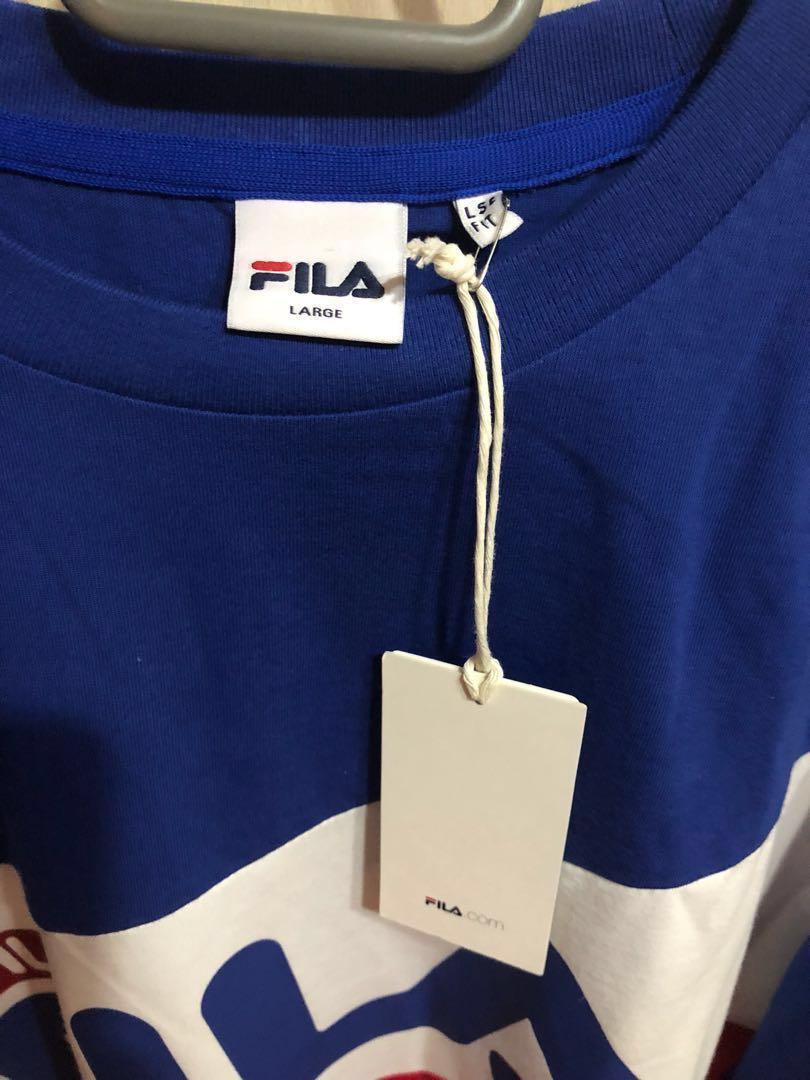 Original Fila Tshirt (loose fit) from Korea, Women's Fashion, Tops