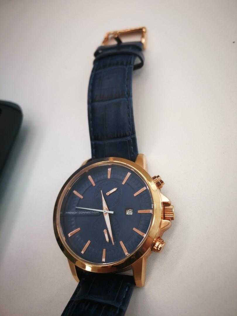 French connection sales rose gold watch
