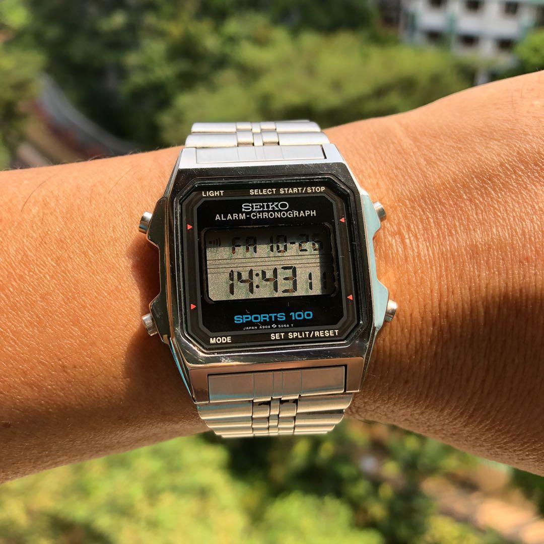 SEIKO Sports 100 Alarm-Chronograph, Men's Fashion, Watches & Accessories,  Watches on Carousell