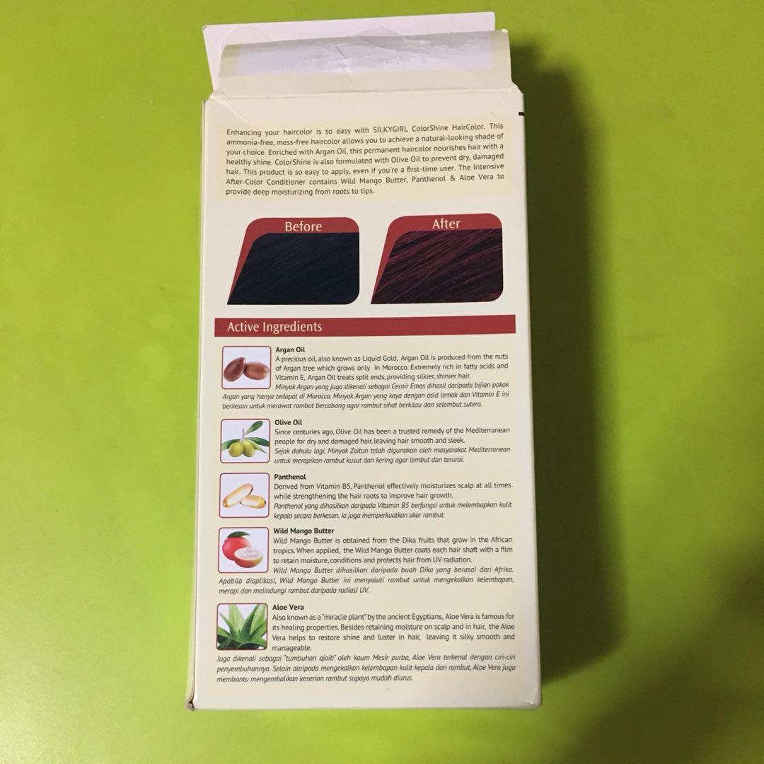 Silkygirl Red Hair Dye Beauty Personal Care Hair On Carousell
