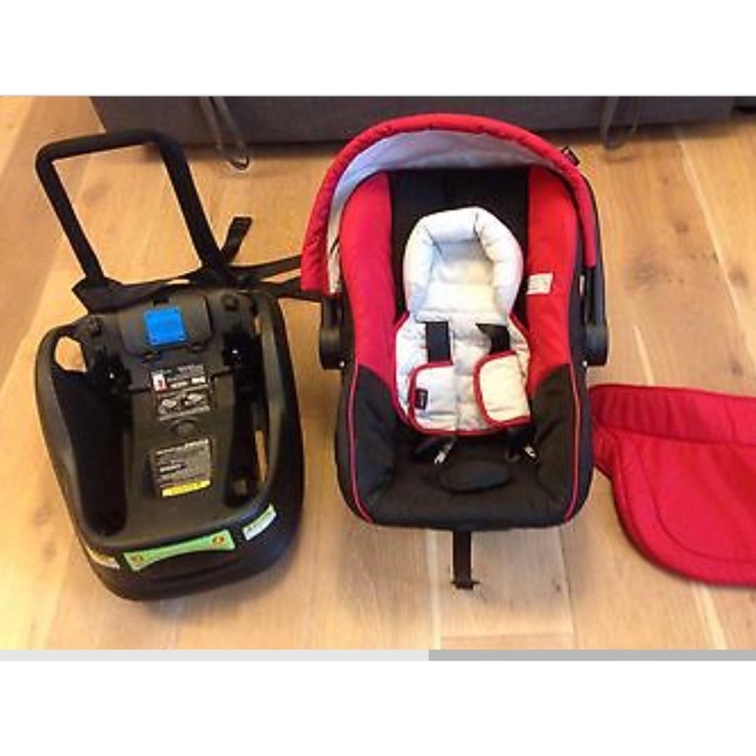 Steelcraft Britax Infant Baby Carrier Capsule With Base For Car