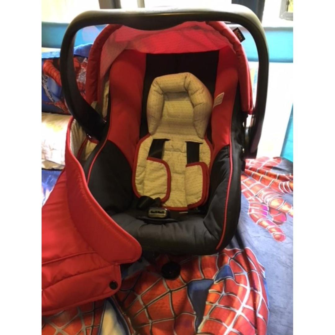 Steelcraft Britax Infant Baby Carrier / Capsule With Base For Car