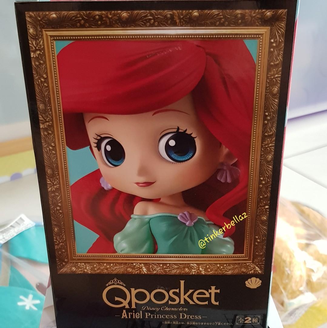q posket disney characters ariel princess dress Banpresto: Disney Character Q Posket