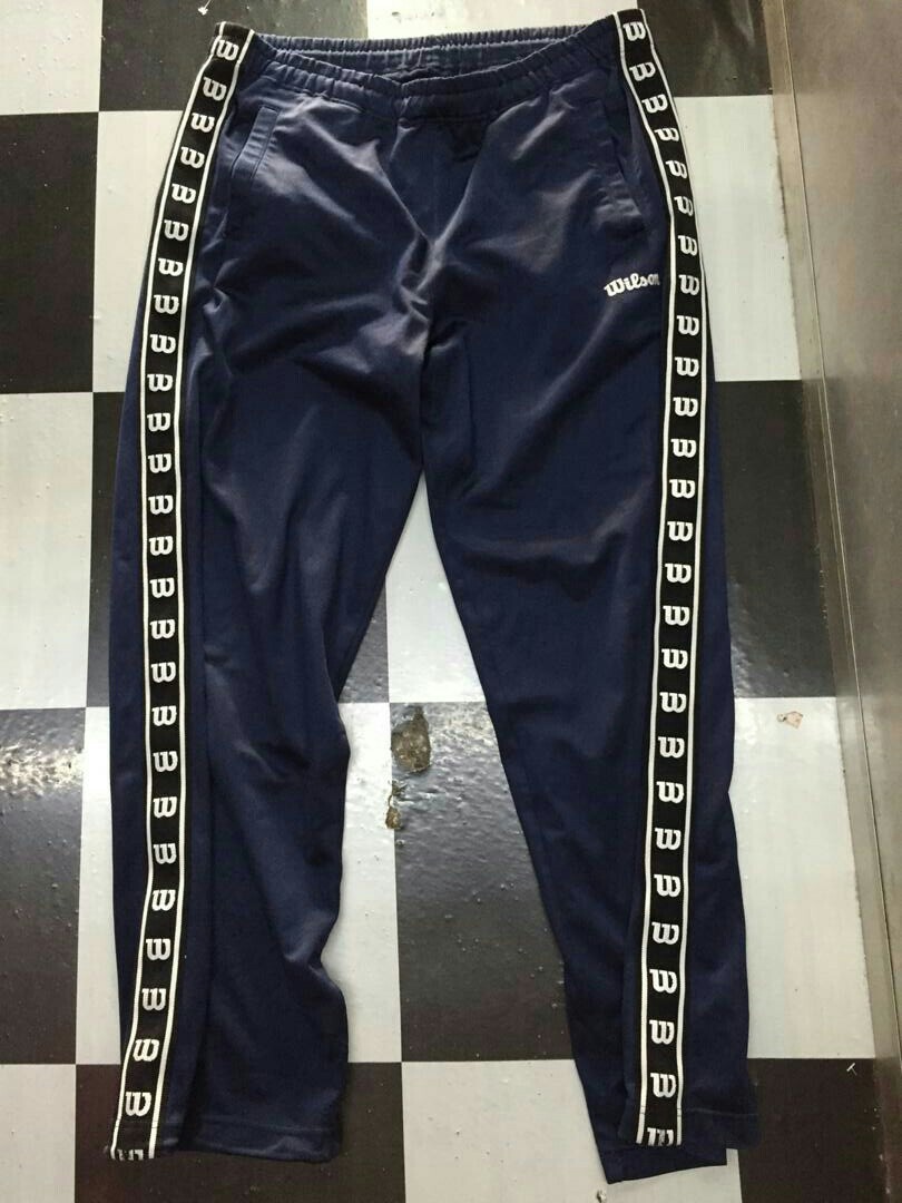 Tracksuit wilson side tape Men s Fashion Bottoms Joggers on