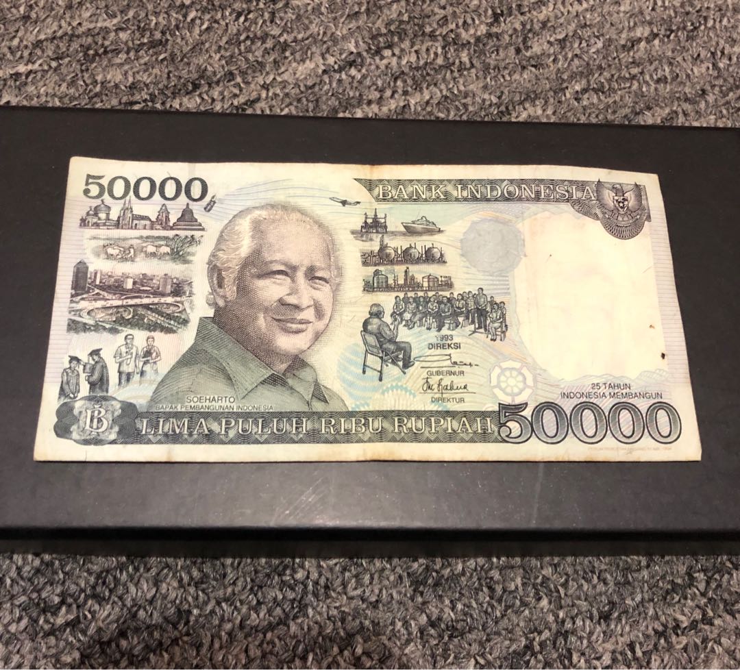 Uang Kuno 50 Ribu Rupiah Antik Uang Lama Di Carousell