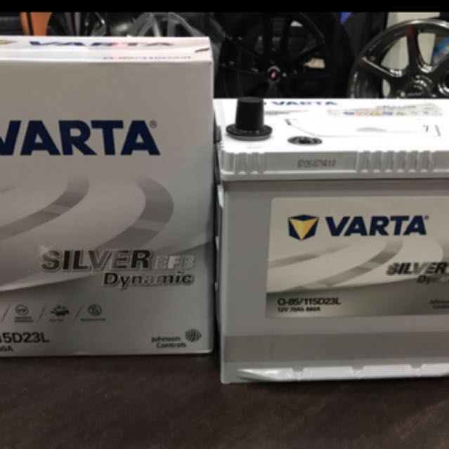 Varta Silver Efb Dynamic Q85 115d23l Car Accessories On Carousell