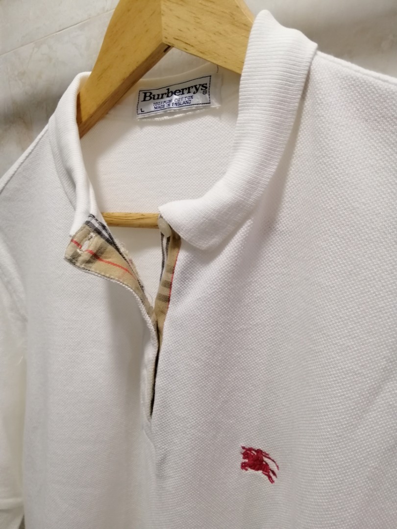 Vintage Burberry polo made in England 